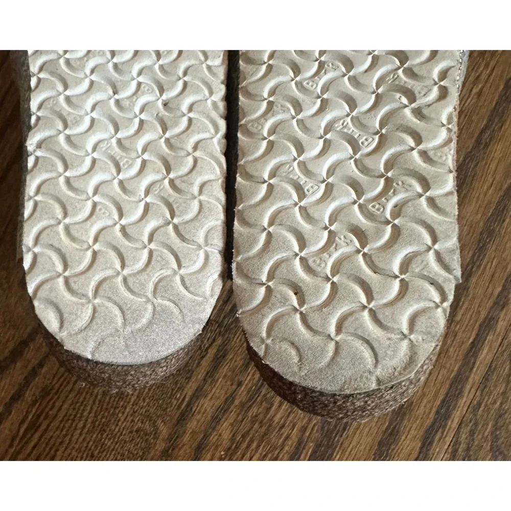 Birkenstock Arizona Kids Glitter Vegan Slide Sandal White EU 34 US 3-3.5